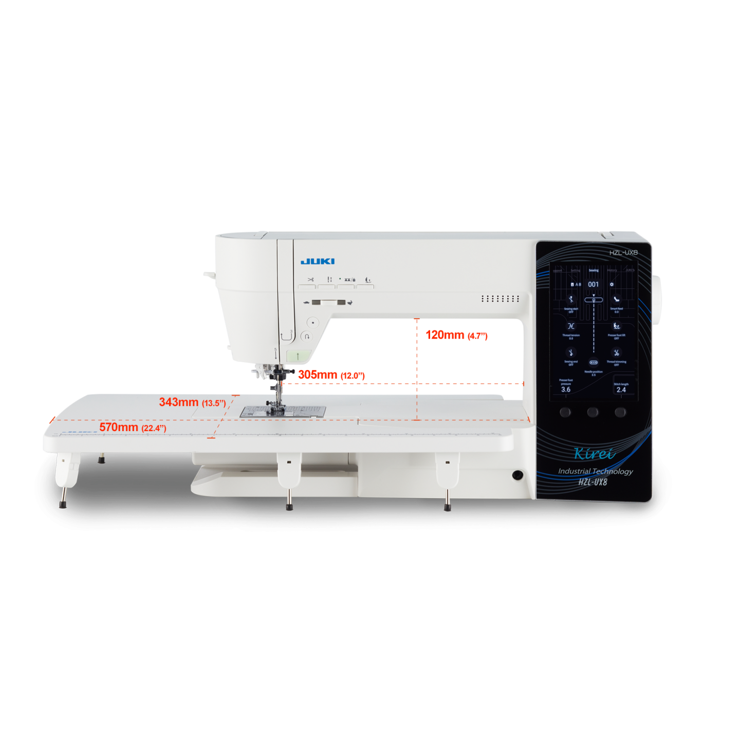 Machine à coudre Juki HZL UX 8