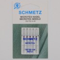 Aiguille Microtex NM 80  130/705 H M pour tissus fins &agrave; moyens et mati&egrave;res d&eacute;licates