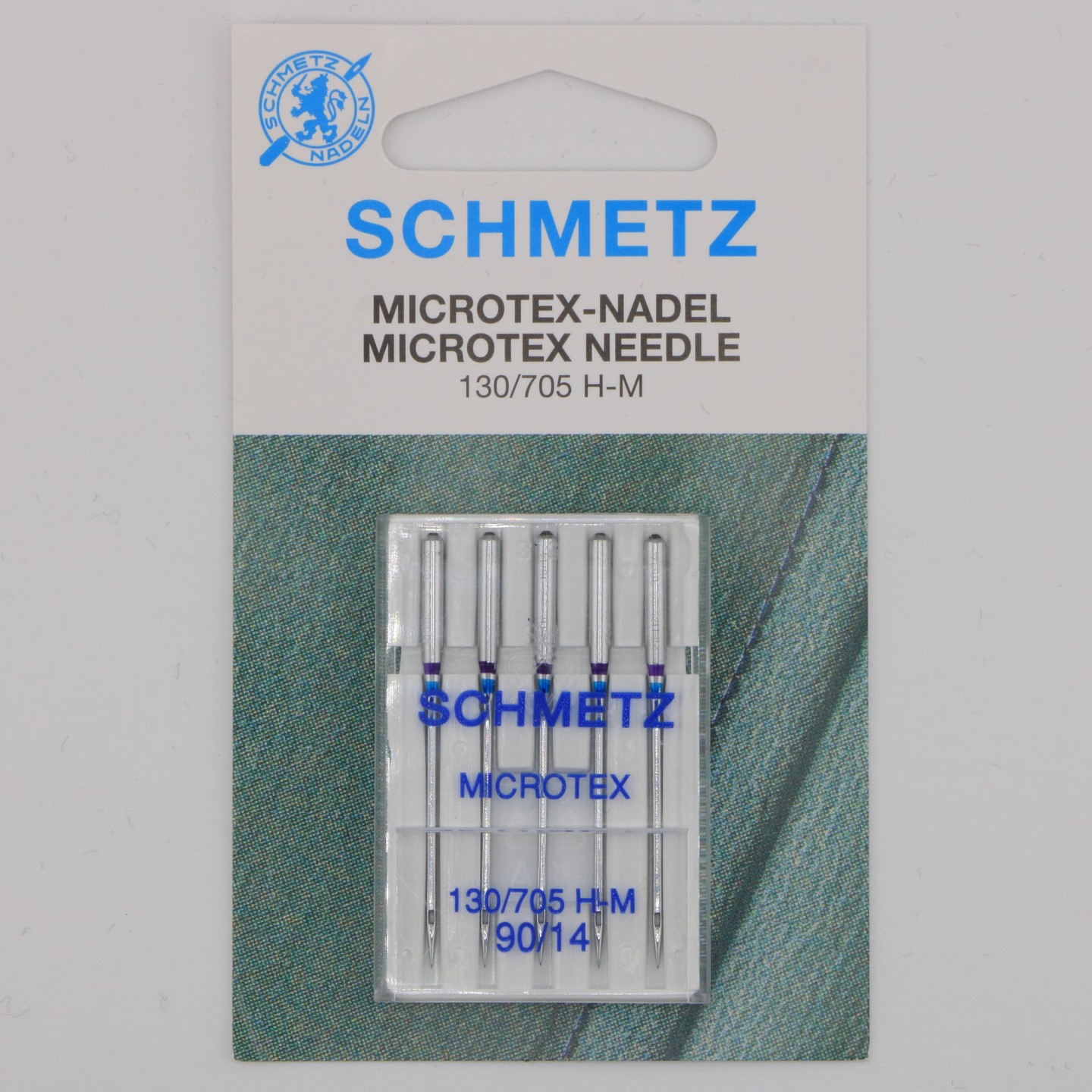 Aiguille Microtex NM 90 130/705 H M idéale pour rideaux occultants et tissus techniques