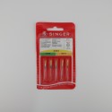 Aiguilles 2045  Assortiment (x5) NM 70/80  Sp&eacute;ciales mailles pour couture fluide sur tissus extensibles moyens