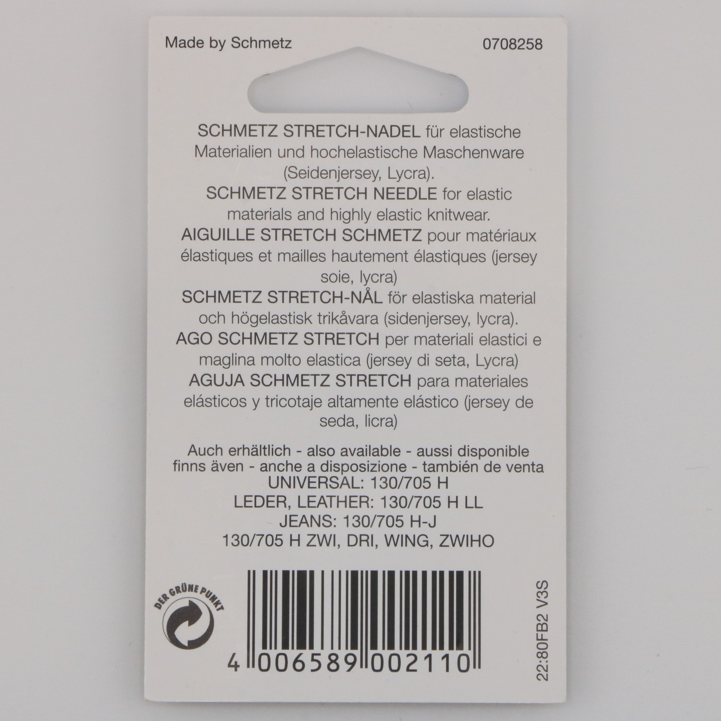 Aiguilles Stretch (assortiment)