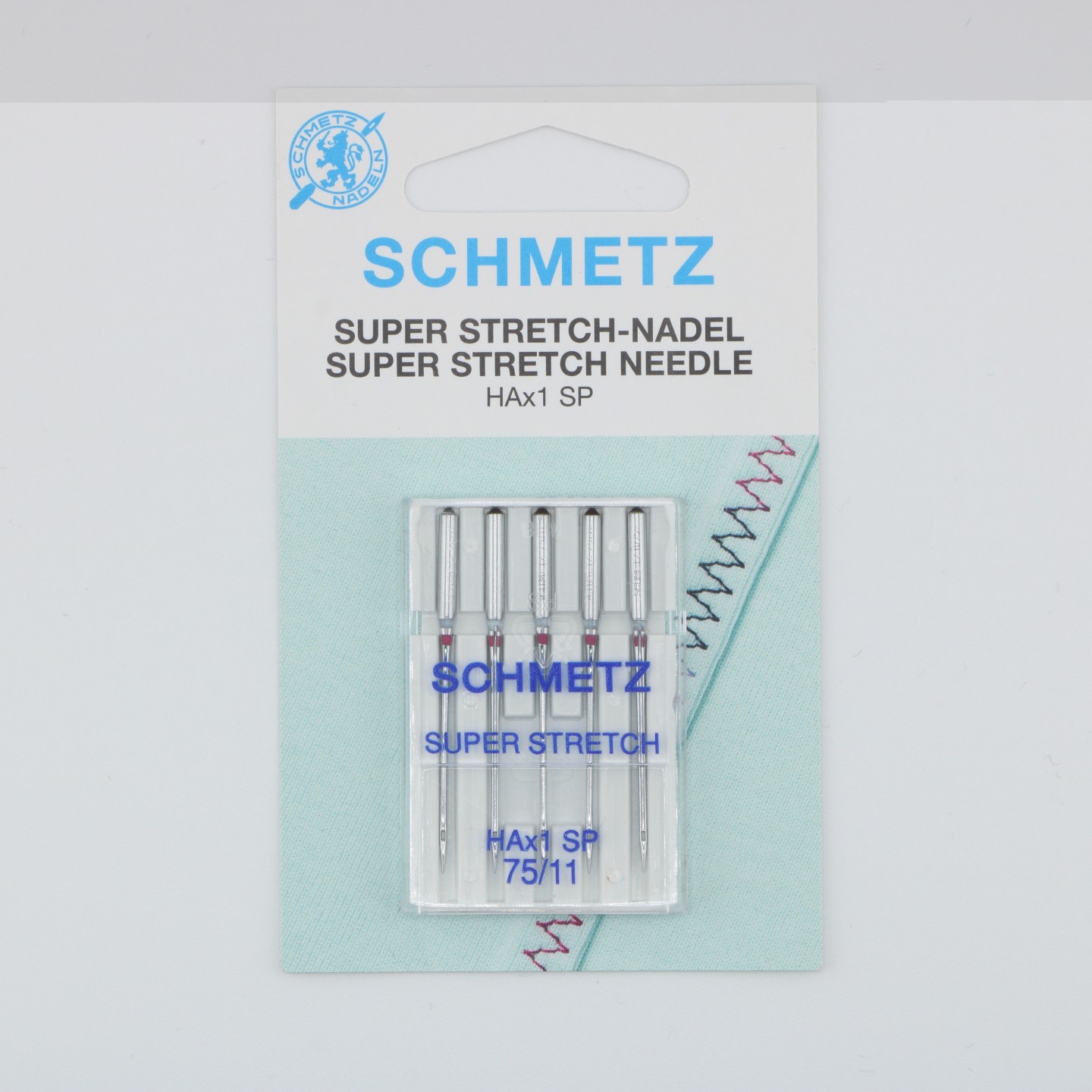 Aiguille Super Stretch NM 75 130/705 HAx1 SP pour matières ultra extensibles