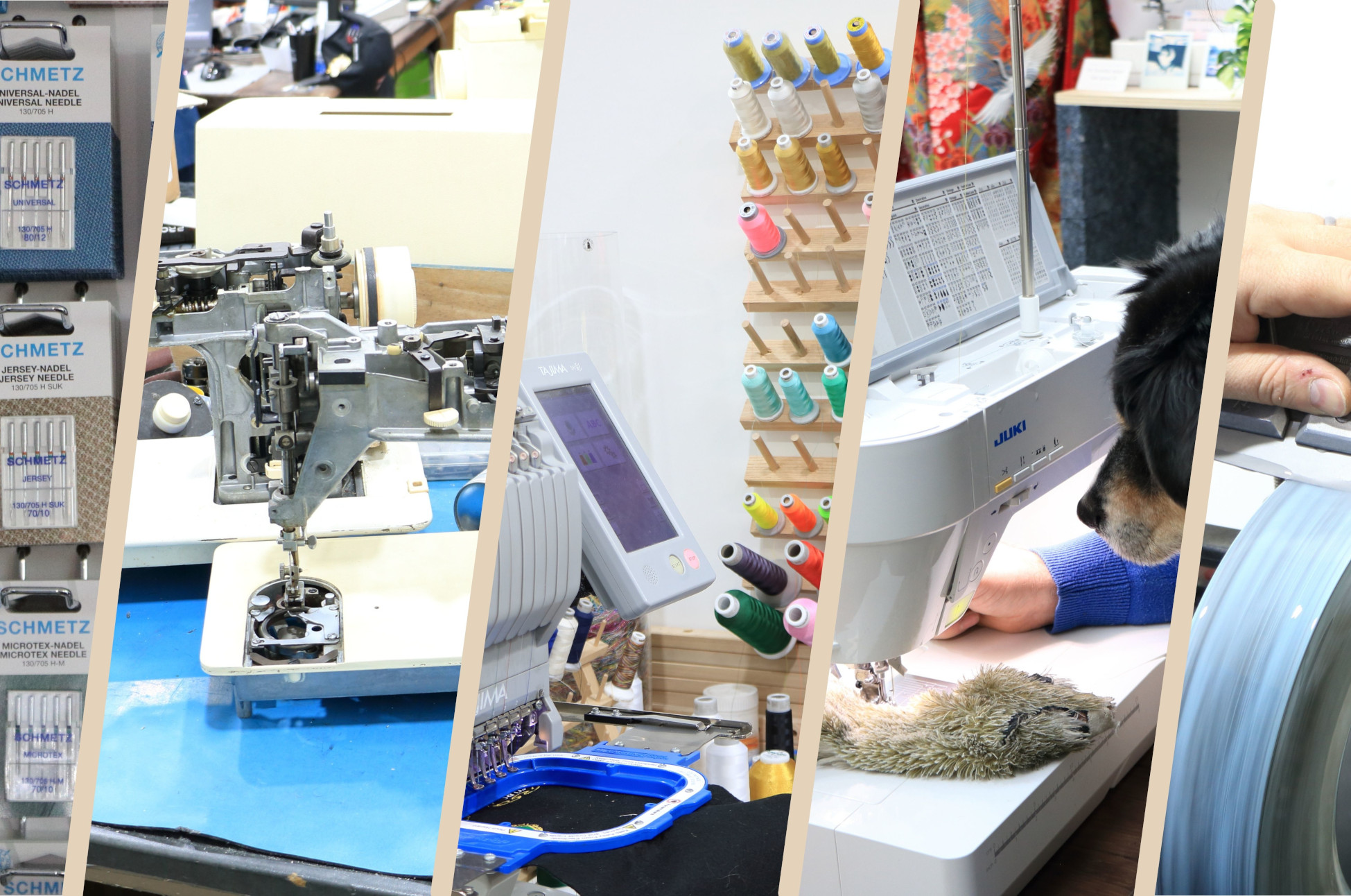  Nos spécialités&nbsp;? La&nbsp;réparation, la broderie et l’affûtage !