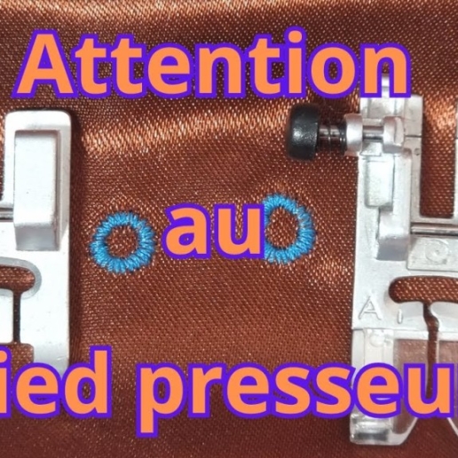 Pour réaliser un oeillet parfait, écoutez votre machine