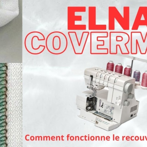 Principe de base du recouvrement à 5 fils (Elna Covermax)